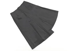 Techichi テチチ フェイクレザー Aライン 台形 スカート sizeL/黒 ◇■ レディース