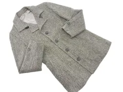 COMME CA MEN コムサメン ウール100% ステンカラー コート sizeS/グレー ◇■ メンズ