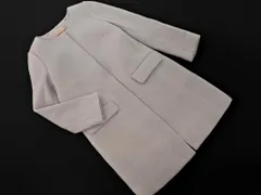 Apuweiser-riche アプワイザーリッシェ ウール混 ノーカラー コート size1/グレー ◇■ レディース