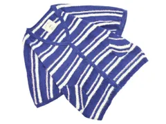 gelato pique ジェラートピケ ボーダー カーディガン ルームウェア sizeF/紺 ◇■ レディース