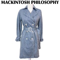 超美品 MACKINTOSH PHILOSOPHY リネントレンチコート - メルカリ