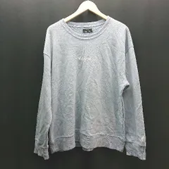 ◇ KANGOL クルーネック ロゴワンポイント カジュアル 長袖 トレーナー サイズL ベイビーブルー メンズ E  【1310130043648】