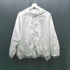 ◇ A・I・C カジュアル リバーシブル フルジップ フード付き 長袖 ブルゾン サイズF ライトグリーン/クリーム レディース E  【1310130043433】