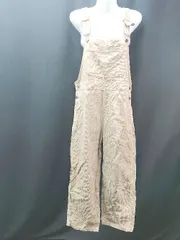 ◇ niko and … ニコアンド コーデュロイ素材 コットン100％ カジュアル サロペット サイズW/L ベージュ レディース E  【1310130046816】