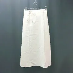 ◇ ◎ ノーブランド 無地 ピンタック バックウエストゴム 韓国製 ロング タイト スカート サイズF ホワイト レディース E  【1310130048353】