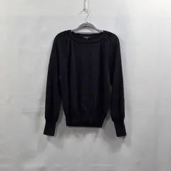 0164 COMME CA ISM コムサイズム ブラック 長袖ニット