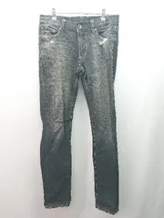 ◇ UNIQLO ユニクロ デニム シンプル カジュアル 無地 ジーンズ サイズ32 ブルー系 レディース E  【1310300001980】