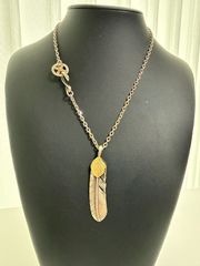 ゴローズ 上金特大フェザー右＋SV太陽inメタル小＋金メタルホイール付