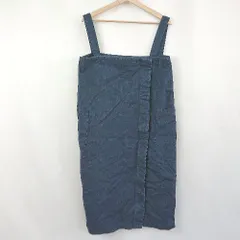 ◇ merlot メルロー デニム生地 カジュアル オーバーサイズ ロング丈 ワンピース 表記なし ネイビー系 レディース E  【1310300028628】のサムネイル