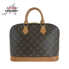 LOUIS VUITTON ルイヴィトン ヴィンテージ モノグラム アルマ ブラウン ゴールド金具 PVC M51130 ハンドバッグ レディース 504558【中古】