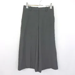 ◇ PLST プラステ チャックフックボタン閉め ベーシック スラックス サイズXXS ブラック レディース E  【1310300033059】