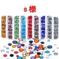 【s 様】　高分子ストーン　ミルキーストーン　デコストーン　デコうちわ　ラインストーン