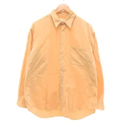 ポールスミス PAUL SMITH ヴィンテージ シャツ ベルベット L ペールオレンジ レギュラーカラー 長袖 /YJ ■GY61