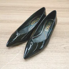 ◇ coca コカ ポインテッドトゥ 綺麗め 大人な雰囲気 パンプス サイズ23.0 ブラック レディース E  【1310300034087】