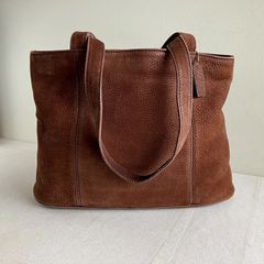 希少 オールドコーチ COACH スエード レザー トートバッグ ブラウン大