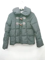 ◇ MINIMUM MINIMUM ミニマムミニマム 裏地柄 秋冬 ジップアップ 長袖 ダウンジャケット サイズ1 ブラック レディース P  【1402080016114】