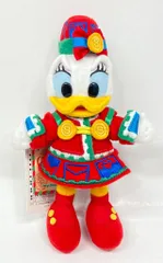 東京ディズニーランド ぬいぐるみバッジ デイジー(赤)/Disney's Santa Village Parade 2011