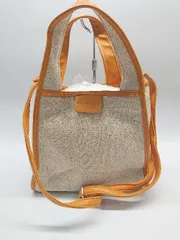 ◇ ◎ momen モーメント 華やか かわいい カジュアル ショルダー ハンド バッグ オレンジ ベージュ レディース P  【1402080011720】