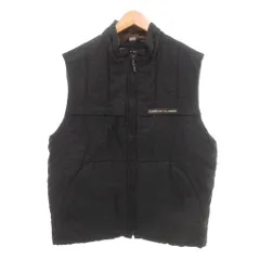 トミーヒルフィガー TOMMY HILFIGER 中綿ベスト L 黒 ブラック スタンドカラー /NL ■GY58