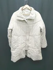 ■ Aunt Maries アントマリーズ 無地 ゆったり 暖かい 長袖 ブルゾン ジャンパー サイズF アイボリー系 レディース P  【1402160005069】