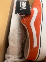 オレンジ色 VANS ヴァンズ オールドスクール スウェード スニーカー