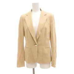 アクアスキュータム AQUASCUTUM テーラードジャケット 背抜き シングル ベージュ /HW ■GY61