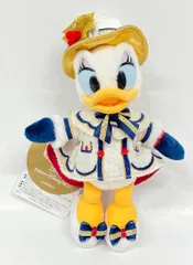 東京ディズニーシー ぬいぐるみバッジ DISNEY CHRISTMAS デイジー(白)/It's Christmas Time! 2019