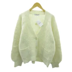 シンプリシテェ SIMPLICITE タグ付き ニット カーディガン ビッグシルエット 長袖 白 ホワイト 1126 ■YHS8