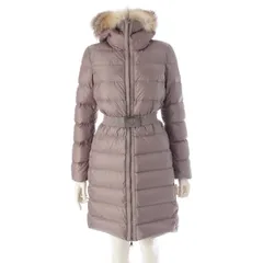 モンクレール 15年 FABREFOX フォックスファー ダウンコート ジャケット ベージュ 0【中古】