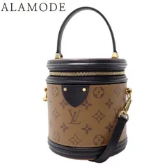 LOUIS VUITTON(ルイ・ヴィトン) カンヌ ハンドバッグ 2WAY ショルダー 肩掛け バニティ モノグラムキャンバス カーフ モノグラム・リバース キャンバス ブラウン茶 ブラック黒 M43986 40802156632【中古】【アラモード】