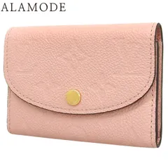 LOUIS VUITTON(ルイ・ヴィトン) ポルトモネ・ロザリ コンパクトウォレット 小銭入れ ミニ財布 カードケース モノグラムアンプラント ローズプードル ピンク ゴールド金具 M81520 レディース 40802168293【中古】【アラモード】