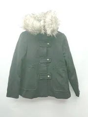 ◇ ZARA ザラ フェイクファー 2WAY ジップアップ 長袖 コート サイズEUR S USA S MEX 26 ブラック レディース P  【1402160012395】