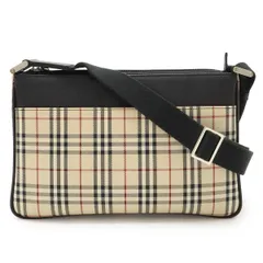 極美品　バーバリー 2way ハンドバッグ　ショルダー　ノバチェック　黒 BURBERRY（バーバリー） ノバチェック ショルダーバッグ ワン