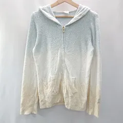 ◇ gelato pique グラデーション ふわふわ ルームウェア 長袖 パーカー サイズF ブルー ベージュ レディース E  【1402200014617】