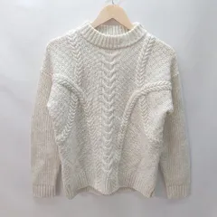 ◇ URBAN RESEARCH Sonny Label ケ－ブル編み 長袖 ニットセ－タ－ サイズF アイボリー系 レディース E  【1402200018776】