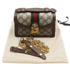 【未使用】グッチ　GG ミニ ショルダーバッグ　オフィディア　ハンドバッグ　2Way　696180