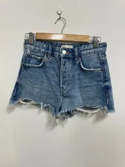 アラビア ヴィンテージ ZARA デニム ハーフパンツ ダメージ カッティング 24