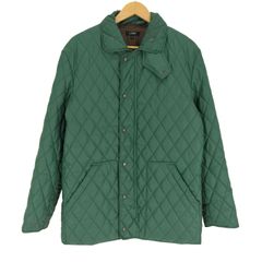 ジェイクルー J.CREW 2WAY チンスト付 ジップアップ キルティング ジャケット メンズ import：M 