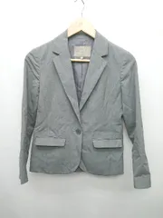 ◇ A day in the life UNITED ARROWS アデイインザライフ 1B シンプル 長袖 ジャケット サイズ36 グレー レディース P  【1402270006451】