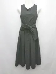 ◇ REDYAZEL レディアゼル ノースリーブ サイドジップ キレイめ ロング丈 ワンピース サイズS ブラック レディース P  【1402270006284】