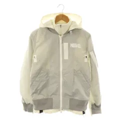 ナイキ NIKE サカイ sacai CZ4678-097 レイヤード ボンバージャケット ブルゾン フード M ライトグレー オフホワイト /ES ■OSのサムネイル