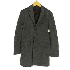 カスタムカルチャー CUSTOM CULTURE 3ボタン ウール チェスター コート メンズ JPN：2 