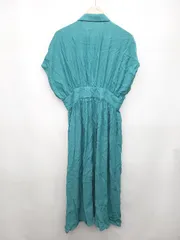 ◇ Bou Jeloud ブージュルード 薄手 カジュアル ロング ワンピース サイズ38 エメラルドグリーン レディース P  【1402270013398】