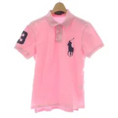 ポロ ラルフローレン POLO RALPH LAUREN ポロシャツ S ピンク ビッグポニー ナンバー3 半袖 /PP ■GY60