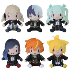 プロセカ　ふわぷち　ミニぬいぐるみ　ビビバス　vol.1 2 全6種　初音ミク　東雲彰人　青柳冬弥　鏡音レン　白石杏　小豆沢こはね