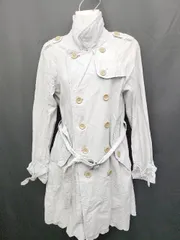 ◇ ◎ SUPER HAKKA スーパーハッカ 刺繍 コットン 長袖 トレンチコート グレー系 レディース P  【1402270018942】のサムネイル