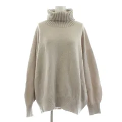 スピック&スパン Spick&Span 21AW ニット セーター 長袖 タートルネック ウール カシミヤ混 F ベージュ /KU