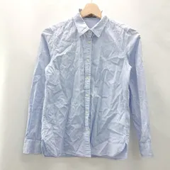 ◇ URBAN RESEARCH アーバンリサーチ シンプル オフィス 無地 長袖 シャツ サイズF ブルー レディース E  【1402280001552】
