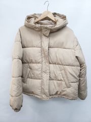 ■ AS KNOW AS アズノゥアズ ジップアップ 中綿 長袖 ブルゾン ジャンパー 表記なし ベージュ系 レディース P  【1403180002830】