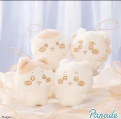【新品タグ付き】ちいかわ　ぬいぱれっと ミルクいろ マスコット　全4種 コンプリート ハチワレ シーサー くりまんじゅう